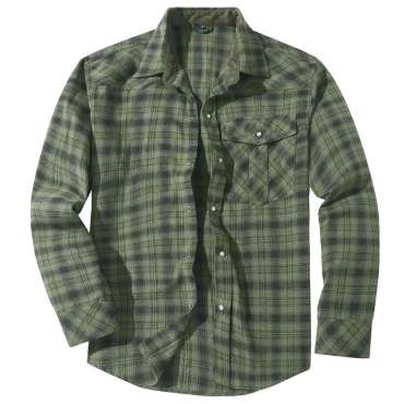 Mens Solid Brown Color Cotton Casual Long Sleeve Shirts