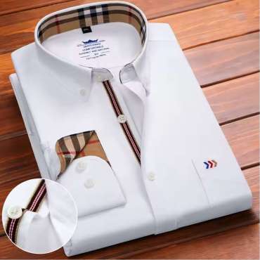 White Cotton Shirt for Men Formal