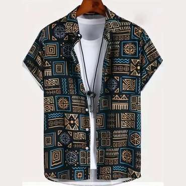 Hiking Short Shirt for Men Quick Dry