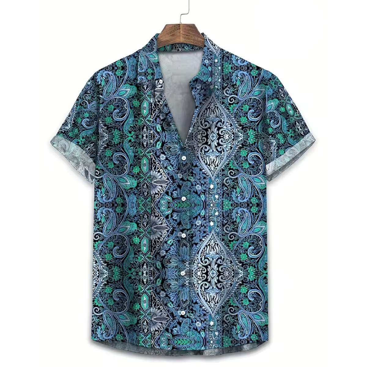 Graphic Print Shirt for Men Artistic Design