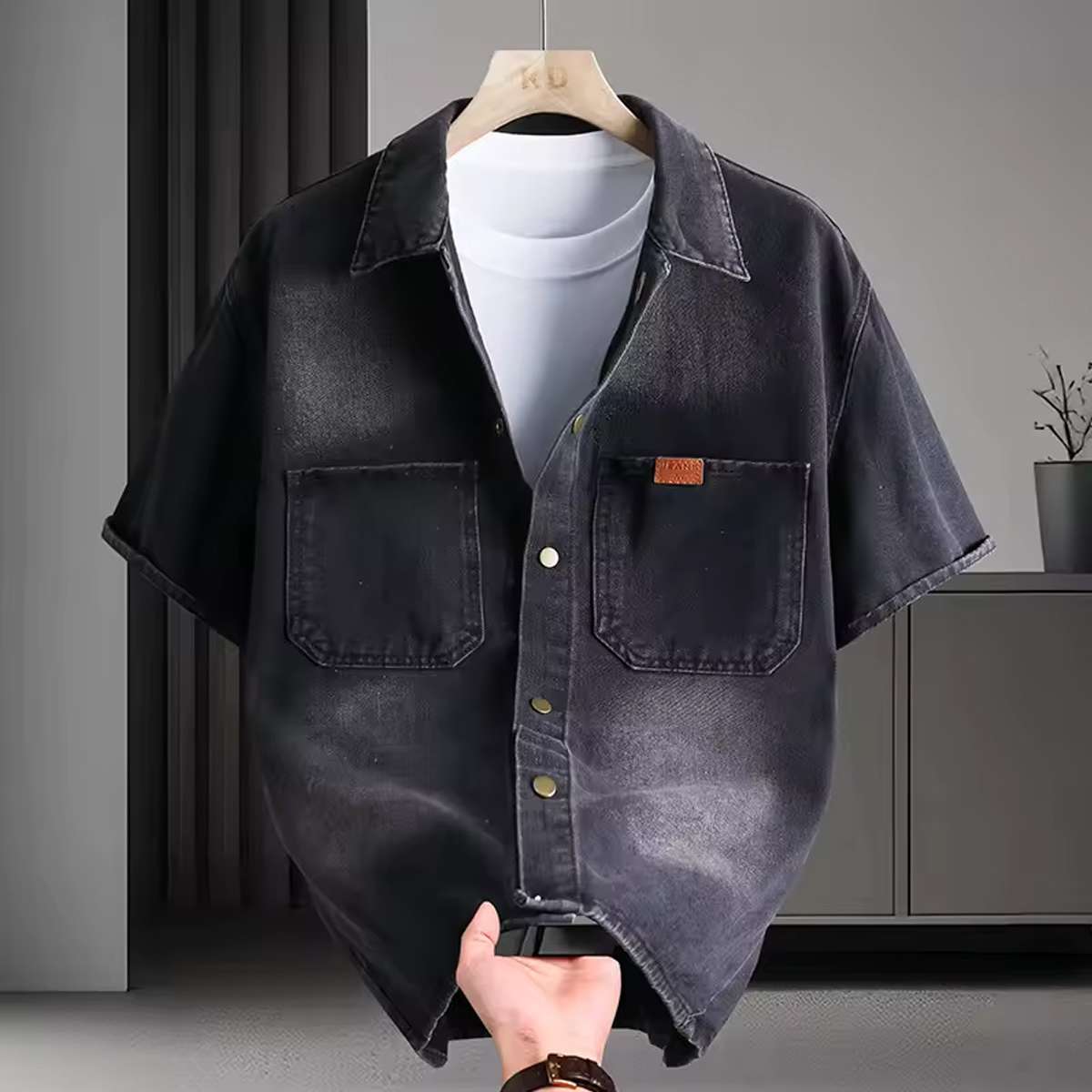 Premium Linen Short Sleeve Shirt for Men