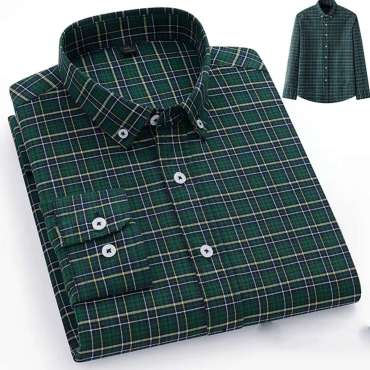 Men's Premium Sky Blue Color Check Shirt