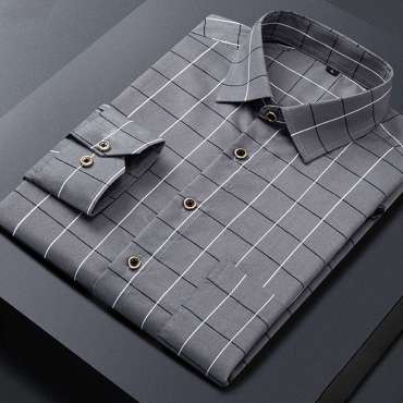 Excellent cotton check shirt for men